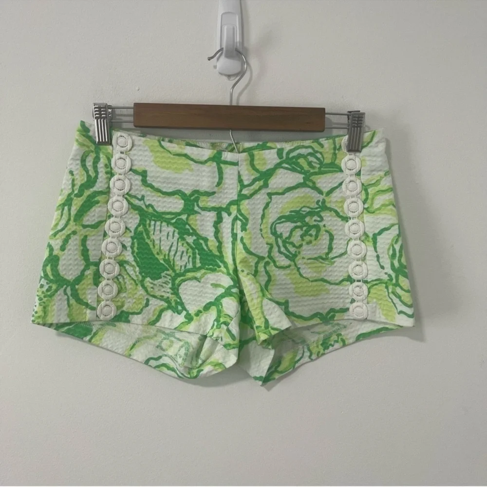 Lilly Pulitzer Liza Shorts Heartbreakers Size 00